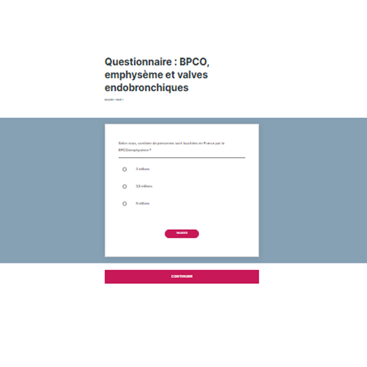 Questionnaire – Tester vos connaissances