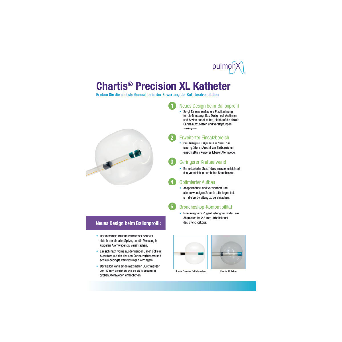 Chartis Precision XL Catheter Sell Sheet