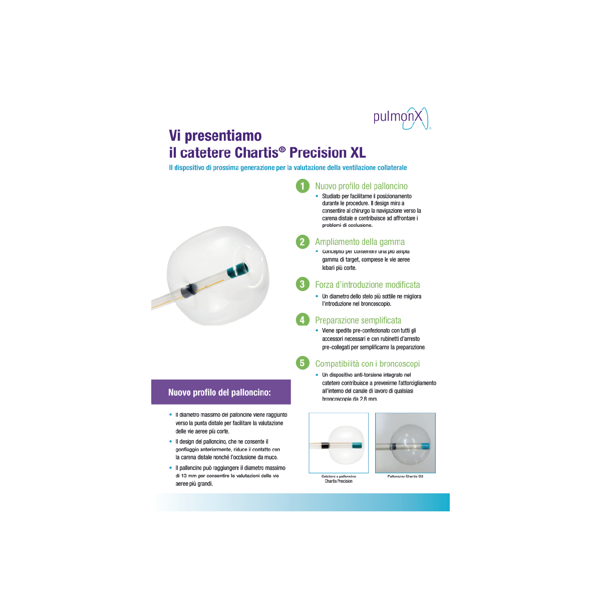 Chartis Precision XL Catheter Sell Sheet
